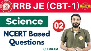 Class 02 RRB JE CBT  1  Science  By Vivek Sir  NCERT based questions [upl. by Judah]