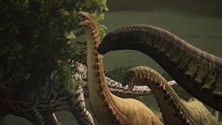 Apotosaurus Herd Encounter with Torvosaurus PoT Docuseries [upl. by Regor]