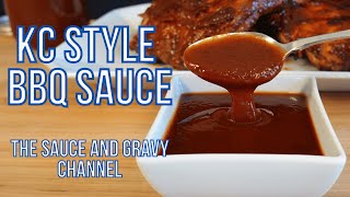 KC Style BBQ Sauce  Sweet Smoky and Spicy Barbecue Sauce  Homemade BBQ Sauce  Easy Barbecue Sauce [upl. by Mcgraw994]