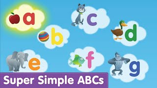 Phonics Alphabet Song Lowercase  Super Simple ABCs [upl. by Oirobil]