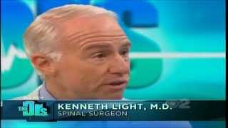 Dr Kenneth Light on The Doctors show  Spinal Disc Replacement [upl. by Nahtanaj787]