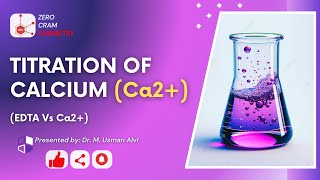 Titration of Calcium  Direct EDTA Titration  Titrimetry  EDTA  Complexometry  Murexide  ZCC [upl. by Engracia467]