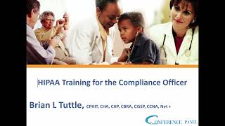 HIPAA Training for the Compliance Officer 2024 Updates [upl. by Gomer976]