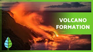 How is a VOLCANO FORMED 🌋 Formation and Volcanic Eruption [upl. by Buiron]