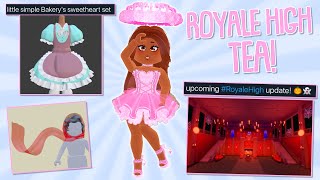 BAKERY SWEETHEART SET PIXIES HALLOWEEN HALO 2020 CANDY HOMESTORE HUNT  ROYALE HIGH TEA amp IDEAS [upl. by Ahsatsana]