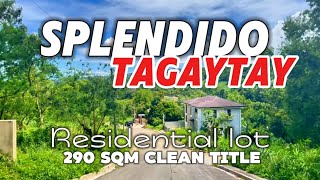 TN9C02224 Splendido tagaytay residential lot 290 sqm  tranquil and peaceful community [upl. by Kramnhoj]