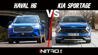 Comparativo Haval H6 vs Kia Sportage  ¡Dos SUV medianas con motor turbo [upl. by Inaliak]