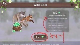 Wildcraft how to get gems fast and free Wildclub [upl. by Legge344]