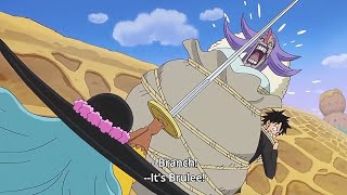 Luffy uses Brulee as a Shield  One Piece Ep 859 [upl. by Maryanna]