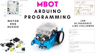 MakeBlock mBot Arduino Sketch Programming [upl. by Rashidi704]