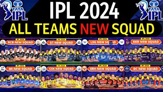 IPL 2024  All Team Squad  IPL Teams 2024 Players List  RCBCSKMIKKRSRHGTDCPBKSRRLSG [upl. by Ymeraj249]