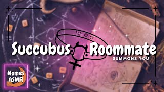 ASMR 18  Your Succubus Roommate Summons You Shy Listener Valley Girl F4A Roleplay [upl. by Adolfo]