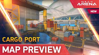 Map preview Cargo Port  FFA  Mech Arena [upl. by Halbeib]