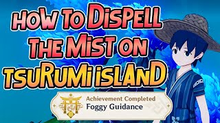 How to dispel the Mist Tsurumi Island ALL FEATHERS AND PEACH TREES LOCATION DETAILED GUIDE [upl. by Klusek]