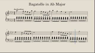 Bagatelle in Ab Major  Practices No 24 [upl. by Enenstein]