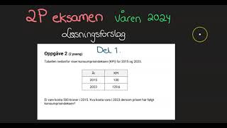 2P Eksamen KPI v 2024 [upl. by Monagan]