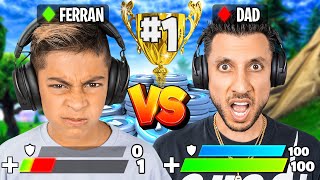 1v1 Vs My Dad For 100000 VBucks 😱 Royalty Gaming [upl. by Barnet]