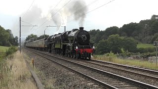 Black Five 45231 and 70000 Britannia roaring up The Lickey Incline  The Bristol Forty  13092022 [upl. by Niassuh]