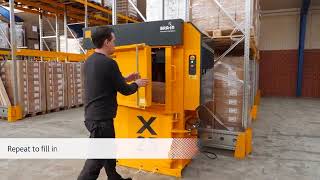 Wastech Engineering Operating the Bramidan X25X30 Vertical Baler [upl. by Squier]