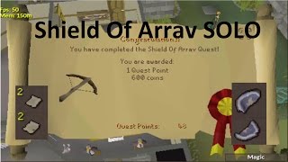 Shield of Arrav SOLO Quest guide OSRS No partner needed [upl. by Kant]