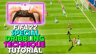 This STRAFEAGILE DRIBBLING TECHNIQUE is VERY EFFECTIVE in FIFA 22  FIFA 22 DRIBBLING TUTORIAL [upl. by Ahtebat]