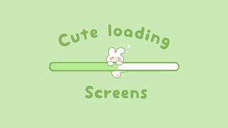 10 Cute Loading Screens  Free  No credits needed 🍡 [upl. by Jasisa]