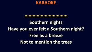 Glen Campbell  Southern Nights KARAOKE [upl. by Eanaj]