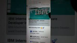 IBM hiring freshers [upl. by Volotta]