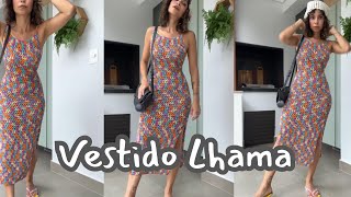 VESTIDO LHAMA  PAP CROCHET Tutorial  Passo a passo [upl. by Yedarb556]