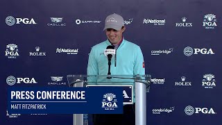 Matt Fitzpatrick Press Conference  2023 PGA Championship [upl. by Jonati]