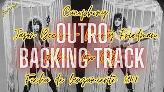 Cacophony  BLACK CAT  OUTRO Backing track [upl. by Naejeillib]