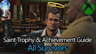 All Survivor Locations  Saint Trophy amp Achievement Guide Dead Rising Deluxe Remaster [upl. by Onaicram325]