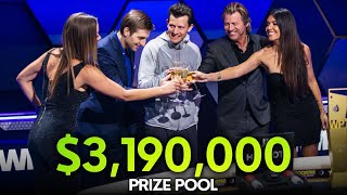 Chasing 3190000 WPT Montreal Thrills amp Tournament of Champions Final Table [upl. by Cammie483]