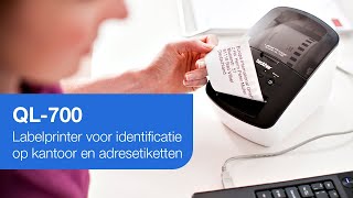 Brother QL700  Labelprinter voor identificatie op kantoor en adresetiketten [upl. by Atwater490]