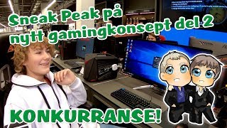 Sneak Peak på nytt gamingkonsept hos Elkjøp i København del 2 av 2 [upl. by Keheley]