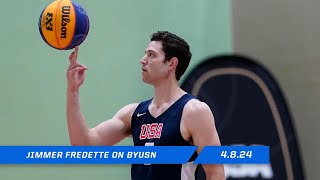 Jimmer Fredette talks Olympics Prep Final Four and BYU Memories on BYUSN [upl. by Bohaty]