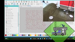 Hatch Tutorial create a Quilt Design with Hatch Embroidery Digitizer  for beginner part12 [upl. by Dombrowski662]