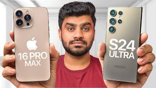 Galaxy S24 Ultra vs iPhone 16 Pro Max  Extremely Detailed Comparison [upl. by Hakceber]