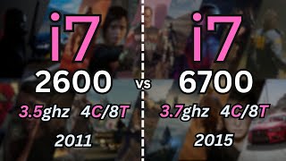 i7 2600 vs i7 6700 Tested in 14 Games 2024  1080p [upl. by Acimaj]