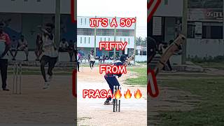 POLLACHI PRAGA ✌️ 50 notout 🏏🔥tirupur tirupursports cricket tamilcricket shorts ipl bgt [upl. by Bonner]