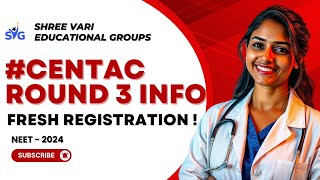 CENTAC ROUND 3 REGISTRATION AND SUBMISSION OF COURSE PREFERENCES centac puducherry [upl. by Nnylsoj514]