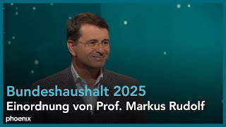 Bundeshaushalt 2025 Interview mit Finanzwissenschaftler Prof Markus Rudolf  050724 [upl. by Nolana657]