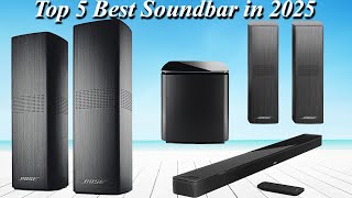 Top 5 Best Soundbar in 2025  best soundbar for tv [upl. by Youngran]