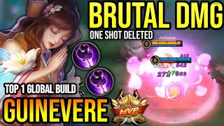 GUINEVERE BEST BUILD 2023  BUILD TOP 1 GLOBAL GUINEVERE GAMEPLAY  MOBILE LEGENDS✓ [upl. by Rhiana553]