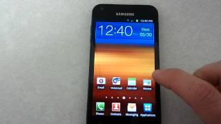 Samsung Galaxy S2 Gmail Account and Application Setup [upl. by Jehiel]