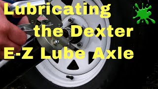 Lubricating the Dexter EZ Lube Axle Bearing System [upl. by Shanly]