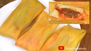 TAMALES DE ELOTE CON CARNE ESTILO VERACRUZ PARA NEGOCIO O CONSUMO ROSVI HERNANDEZ [upl. by Season]