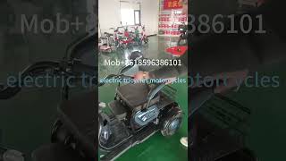 New 600W PureCopper motor ElectricTricycle 3Wheels Long Range Tricycle Motorcycle For Disabled [upl. by Enywad]