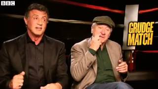 Football Focus Sylvester Stallone and Robert De Niro give their predictions [upl. by Ennirroc]