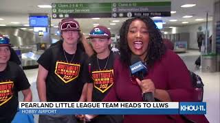 Pearland Little League team heads to Williamsport Pa for World Series [upl. by Annawak]